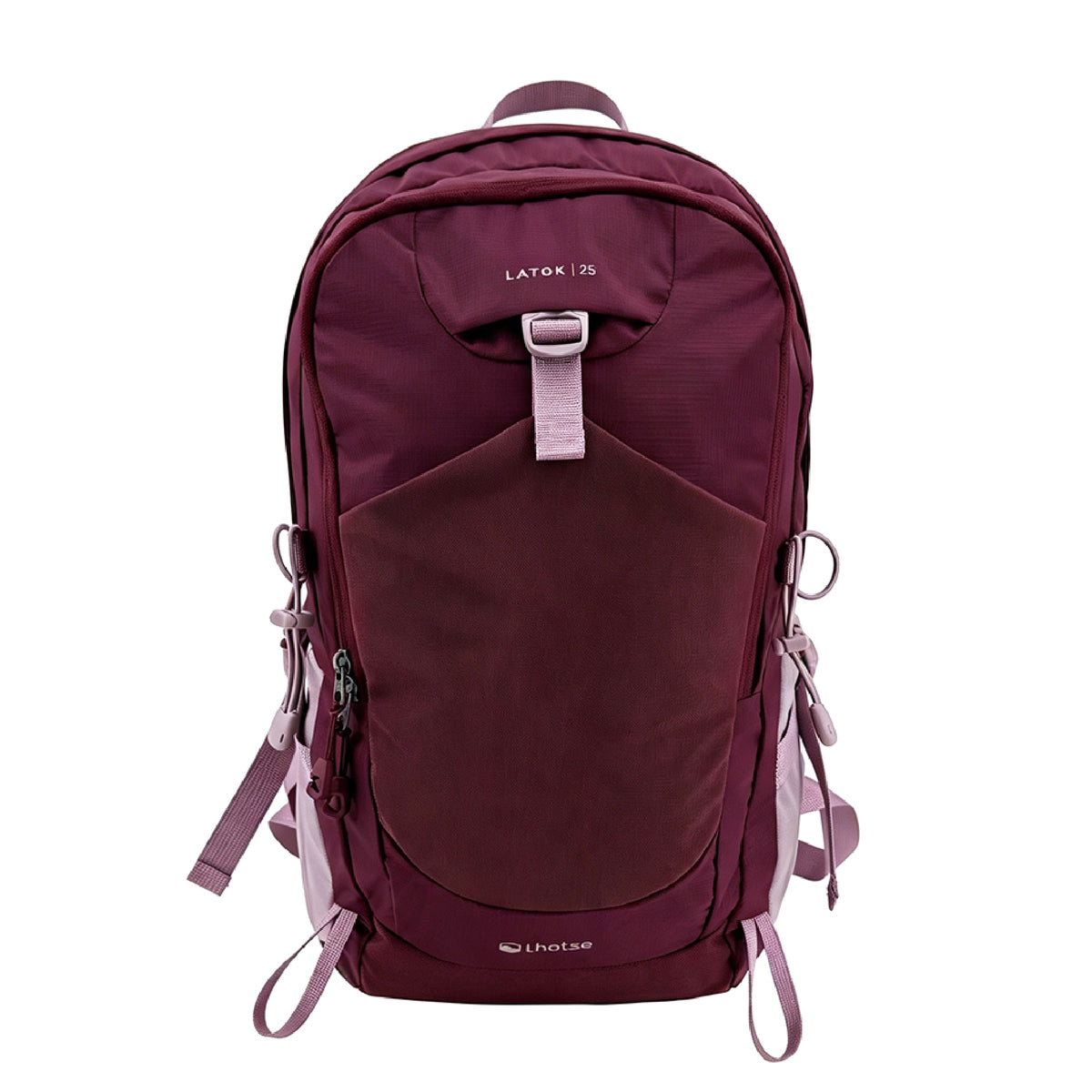 Mochila Outdoor DayPack Latok 25L Burdeo Lhotse, vista frontal