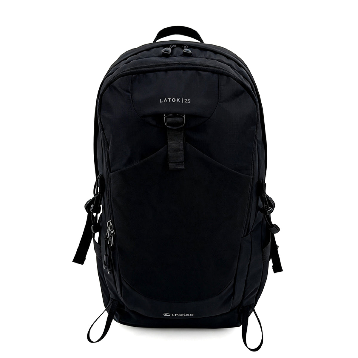 Mochila Outdoor DayPack Latok 25L Negro Lhotse, vista frontal