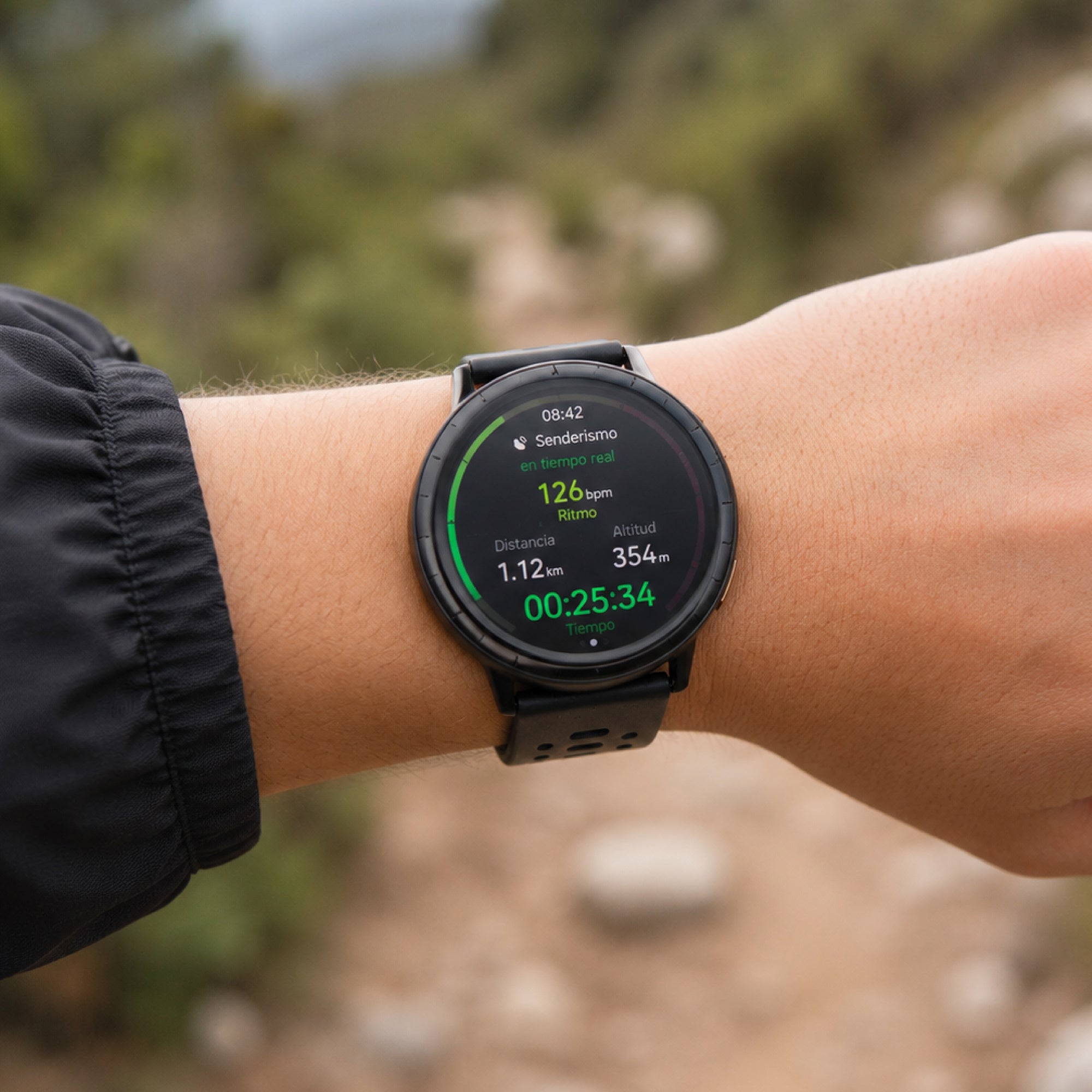 Reloj Smartwatch GPS Shar T1 43,5mm Lhotse Negro 2