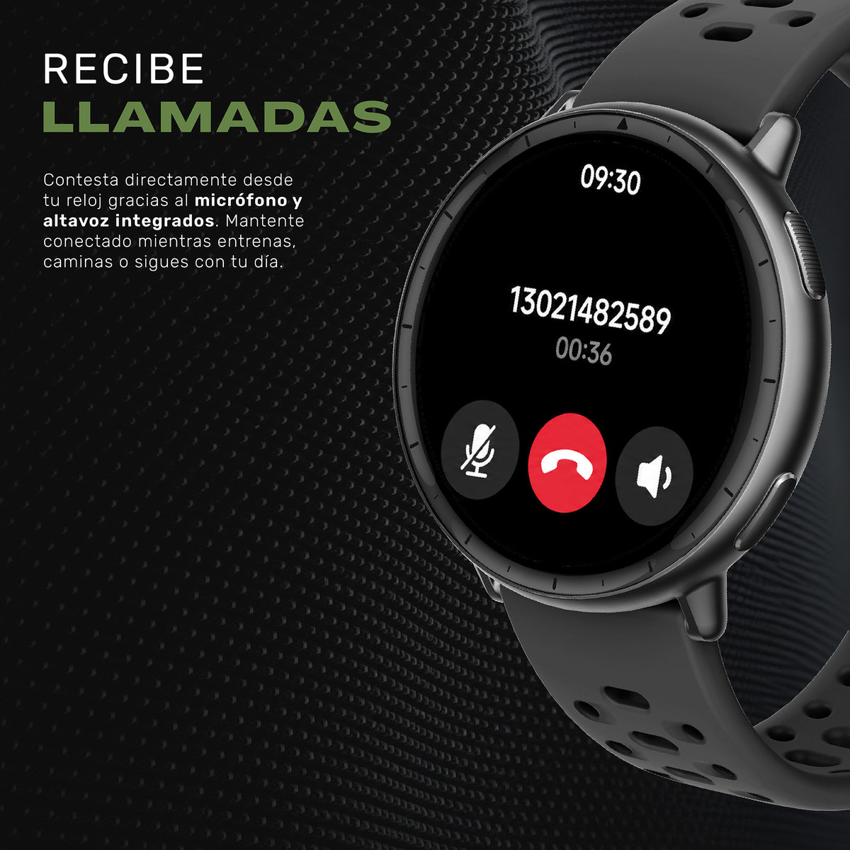 Reloj Smartwatch GPS Shar T1 43,5mm Lhotse Negro 7
