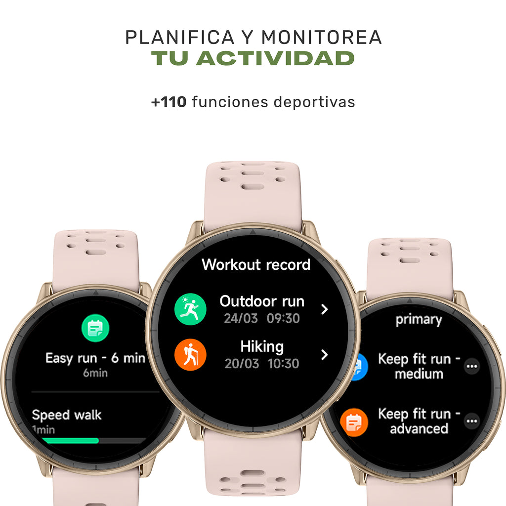 Reloj Smartwatch GPS Shar T1 43,5mm Lhotse Rosa 5