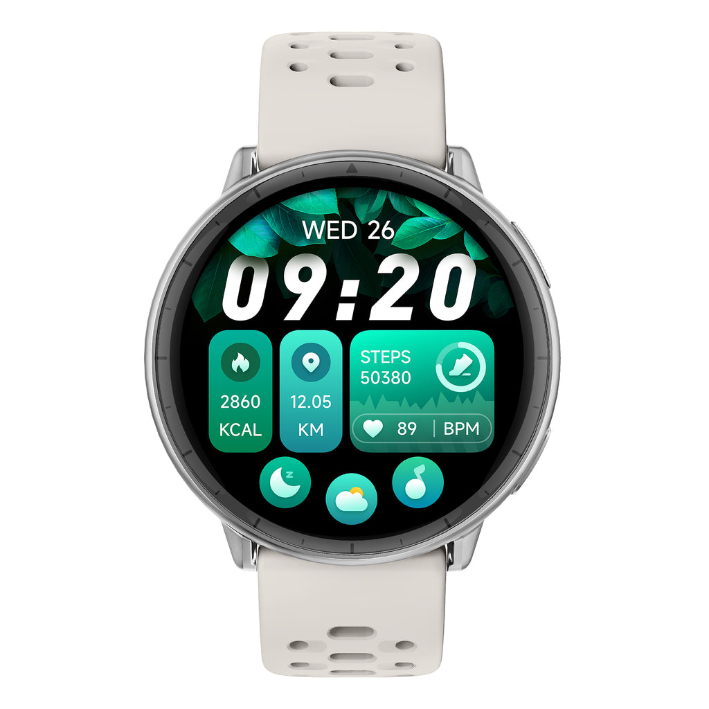 Reloj Smartwatch GPS Shar T1 43,5mm Lhotse Crema 1
