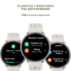Reloj Smartwatch GPS Shar T1 43,5mm Lhotse Crema 5