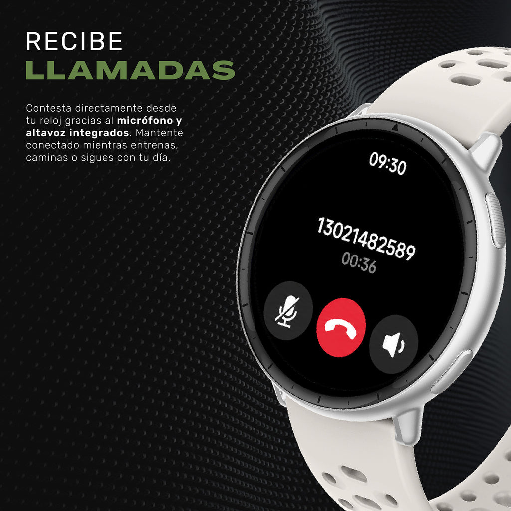 Reloj Smartwatch GPS Shar T1 43,5mm Lhotse Crema 7
