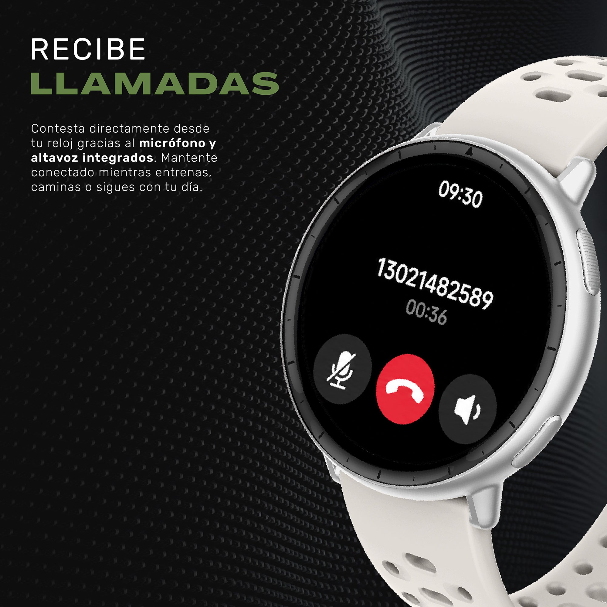 Reloj Smartwatch GPS Shar T1 43,5mm Lhotse Crema 7
