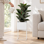 Macetero Metal Negro 28X28X55 DAY — foto 4