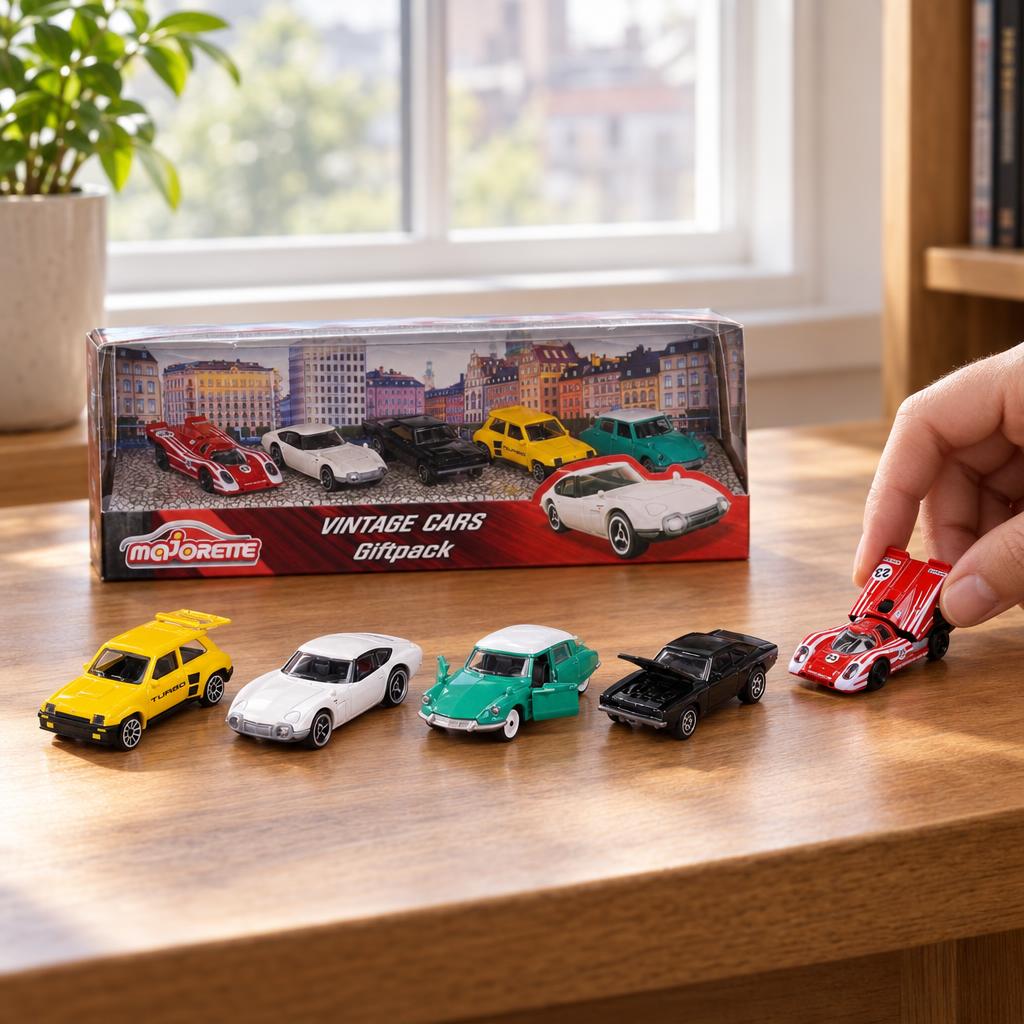 Majorette Vintage Giftpack ミニカー 5台セット Autos Miniatura Vintage Set 5 Piezas | Retro | Majorette