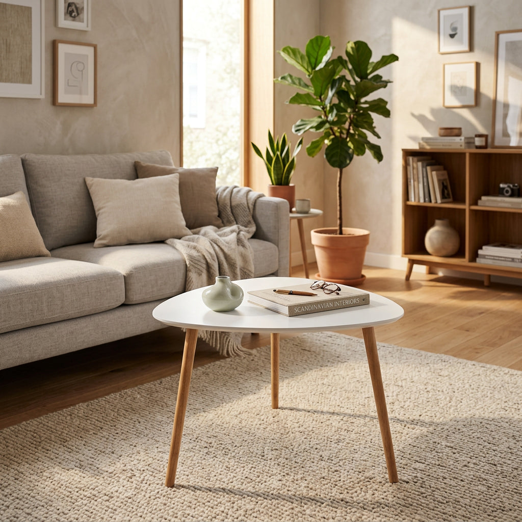 Mesa de Centro Mileo Blanca Atmosphera — living natural