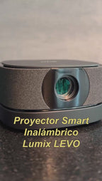 Video Proyector Portatil Inalámbrico Smart Lumix 9000lm BT LEVO