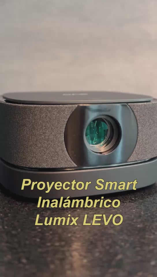 Video Proyector Portatil Inalámbrico Smart Lumix 9000lm BT LEVO
