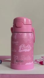 Video Botella Térmica Niños Barbie 450ml Acero Inox UMA