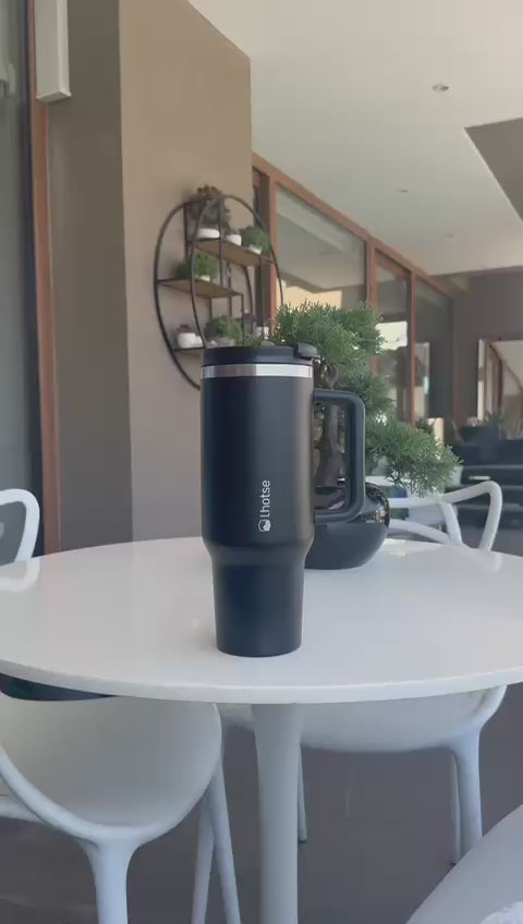 Video Vaso Térmico Tumbler 1180ml Acero Inoxidable con Tapa Lhotse