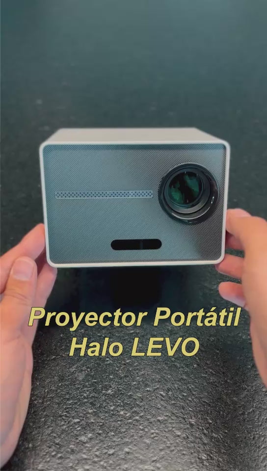 Video Proyector Portatil Mini Halo 9000lm Bluetooth HD LEVO