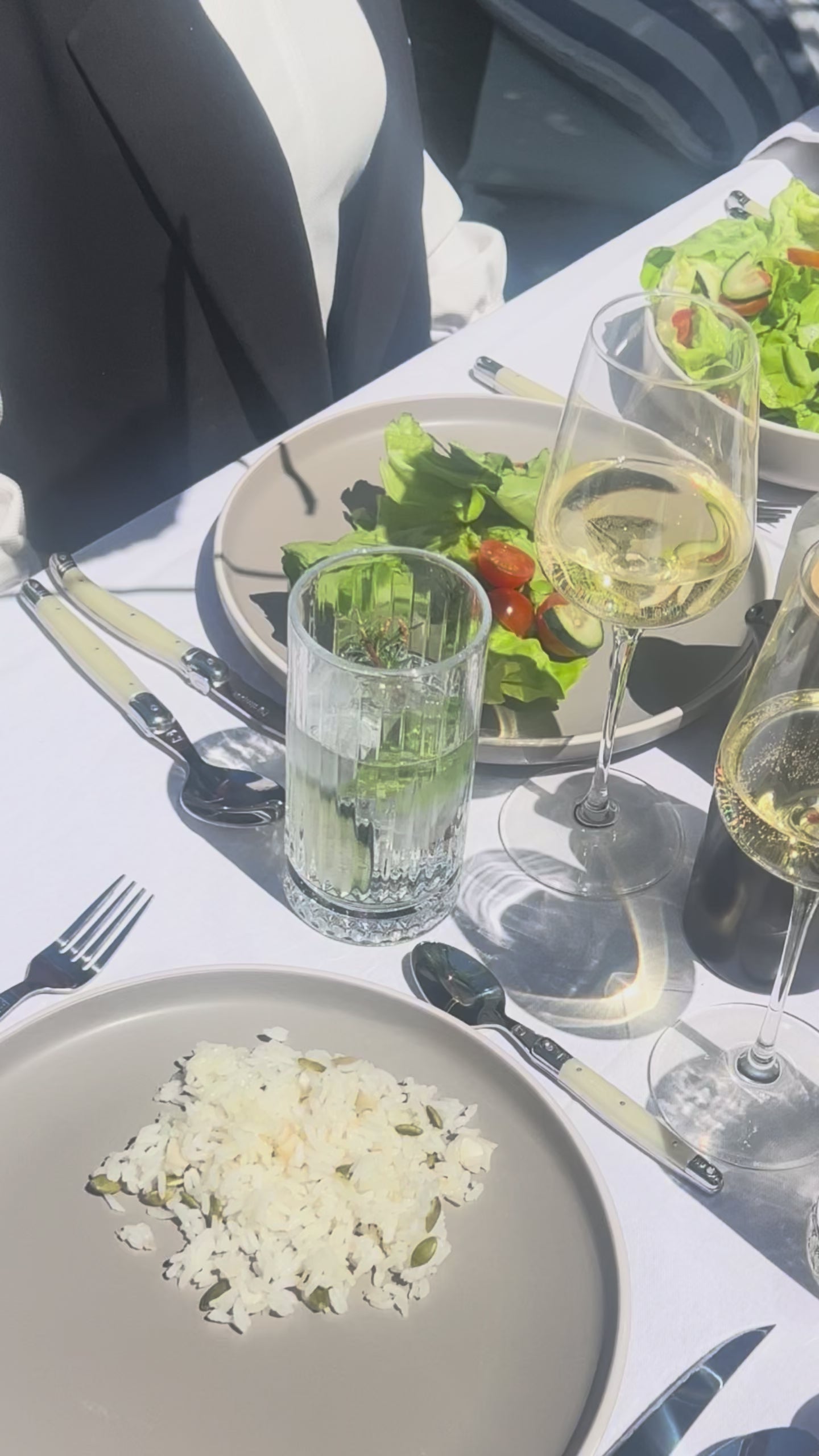 Video Set 6 Copas Vino Blanco 400ml Cristal Alsacia Simplit