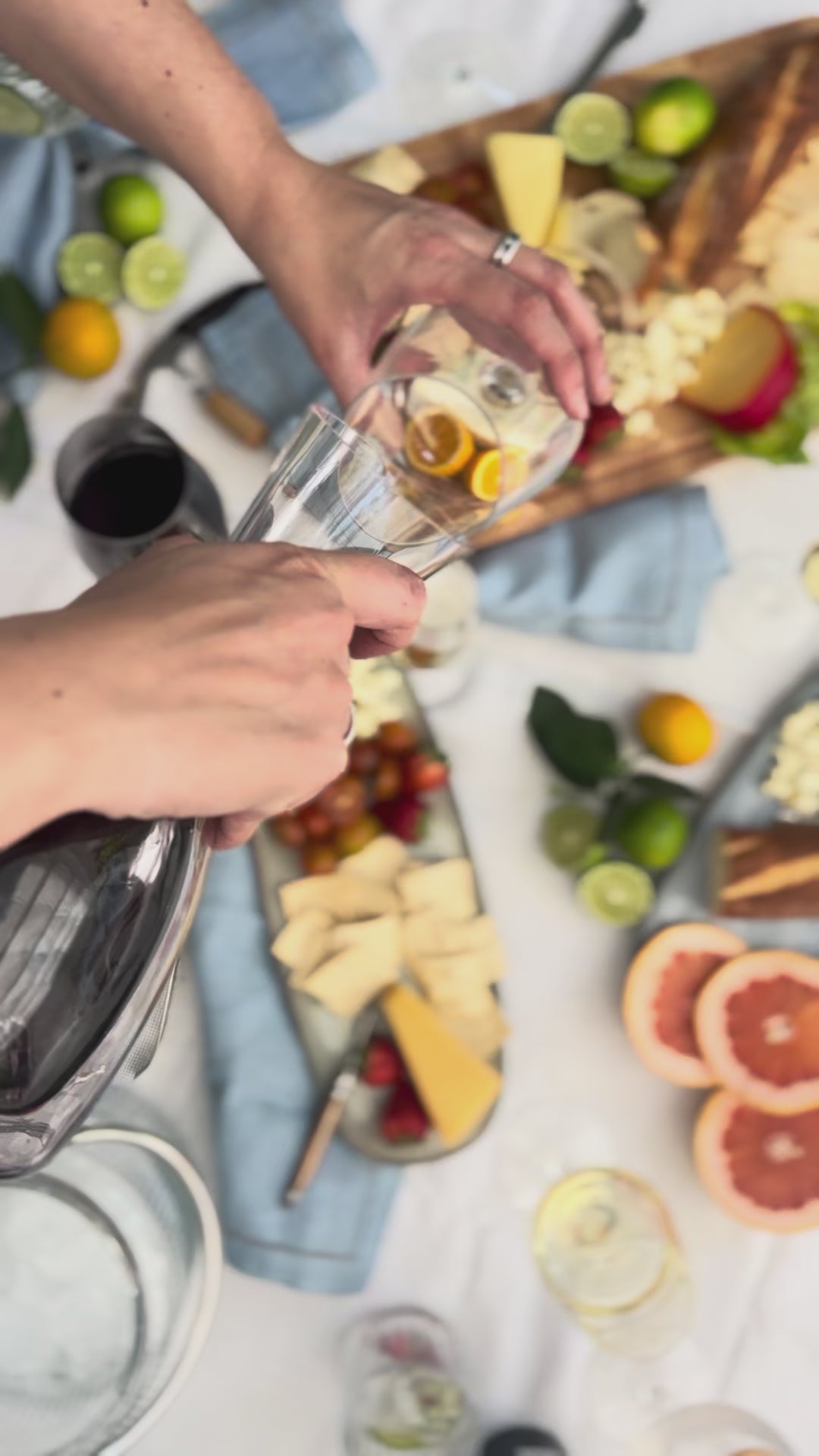 Video Set 6 Copas Vino Tinto 540ml Cristal Piamonte Simplit