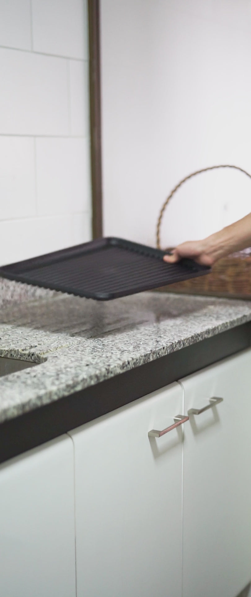 Video Secaplatos Escurridor 2 Niveles Acero Inox Negro Simplit