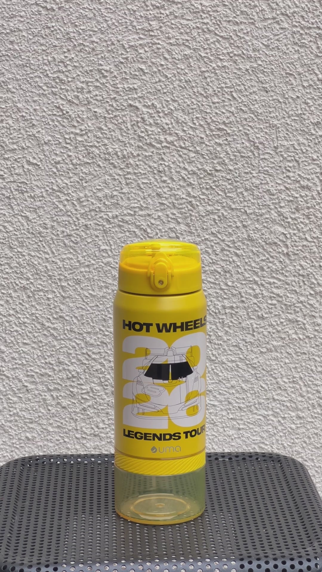 Video Botella Térmica Insulada Hot Wheels Legends 2 en 1 Loop Black 590 ml UMA