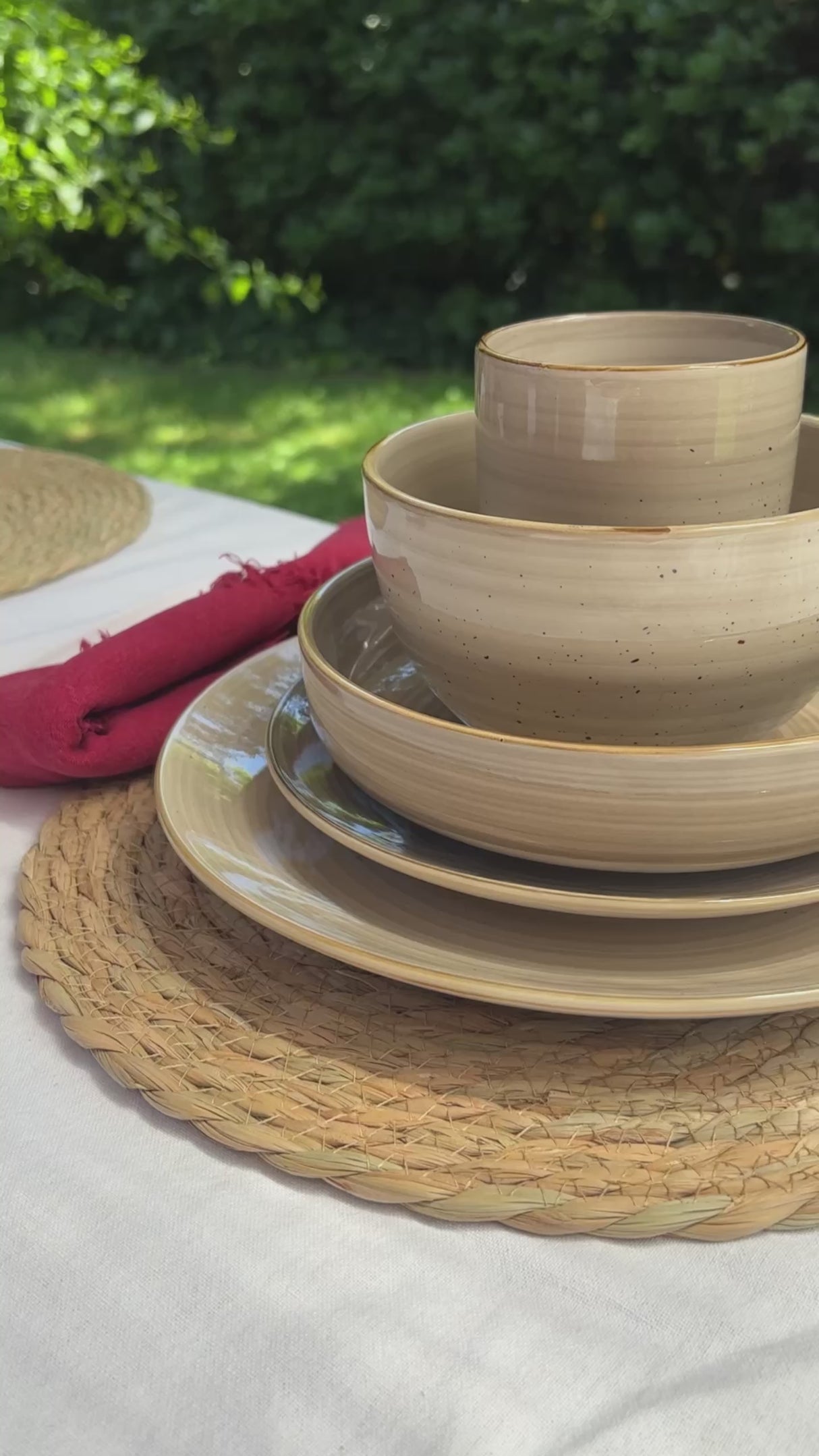 Video Juego Loza Cerámica 30 pcs Siena 6 personas Simplit