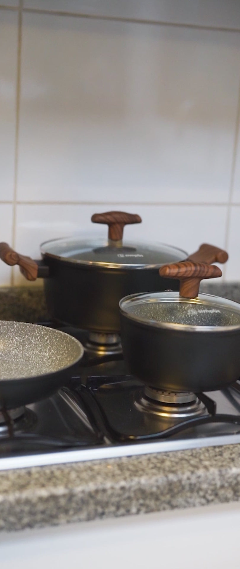 Video Batería de Cocina Antiadherente Oregon 5 Piezas Simplit