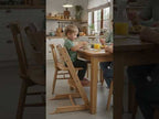 Silla de Comer Evolutiva de Madera Regulable Bebé Bandú