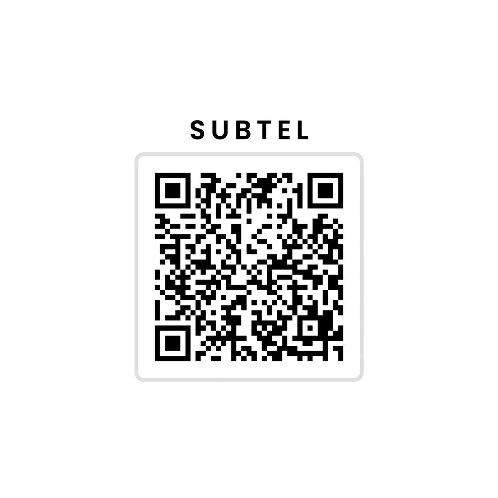 Proyector Flux y telón 100" LEVO, código QR de certificación Subtel