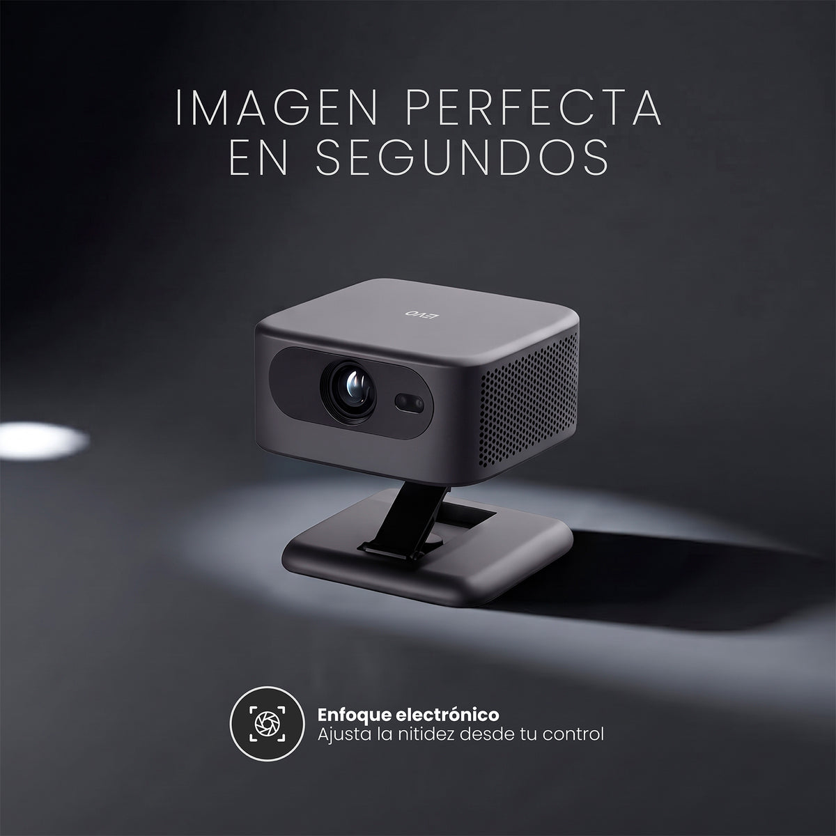 LEVO Proyector Portátil Smart Flux — enfoque automático e imagen perfecta
