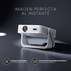 LEVO Proyector Portátil Smart Novus — enfoque automático e imagen perfecta