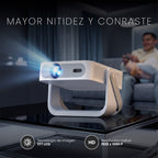 LEVO Proyector Portátil Smart Novus — mayor nitidez y contraste