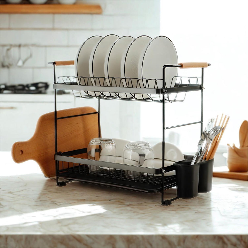 Secaplatos Escurridor Acero Inox Bilbao 2 Niveles