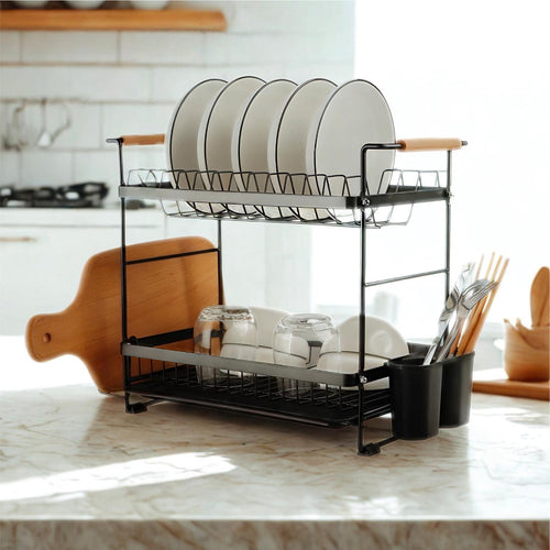 Secaplatos Escurridor Acero Inox Bilbao 2 Niveles